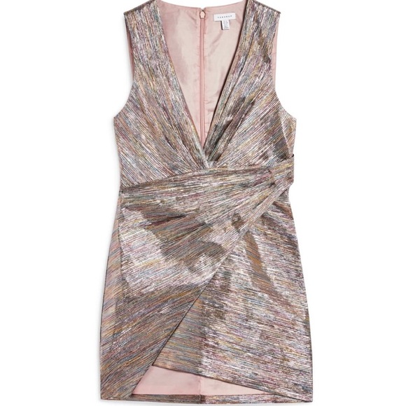 Topshop Moto Wrapped Mini Dress - Picture 4 of 7